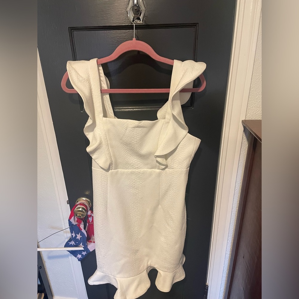 Bardot white mini dress
